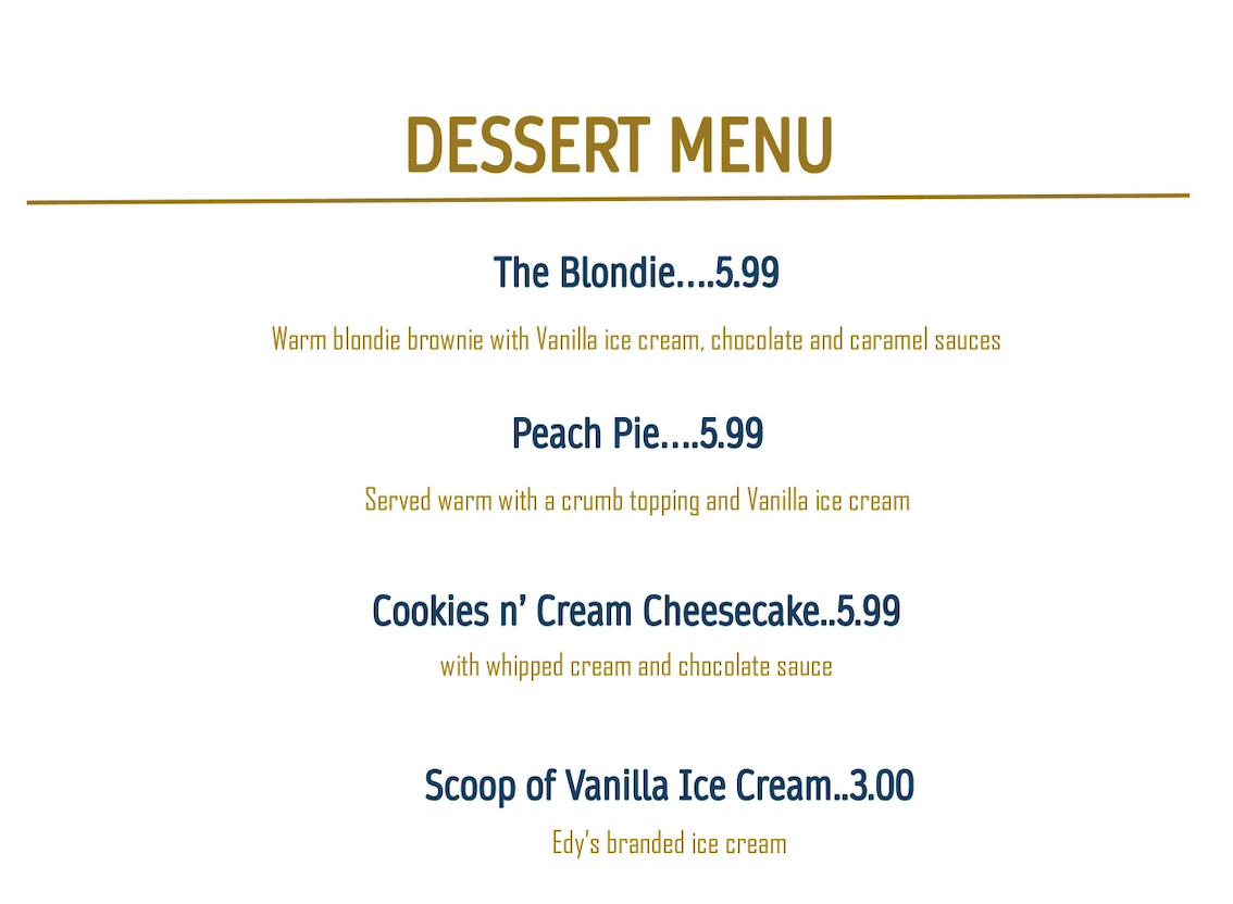 Pointe Grille dessert online1